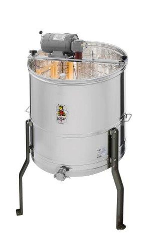 Logar 4-frame honey extractor with motor drive, without central axle, tank Ø 63 cm