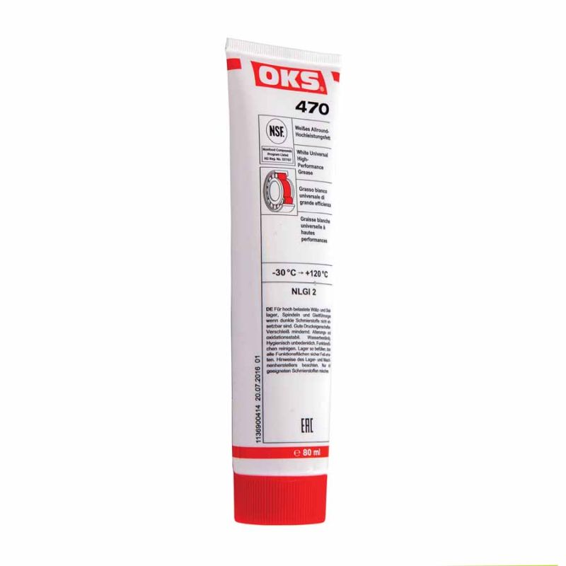 White All-Purpose High-Performance Grease OKS 470, 80 ml tube