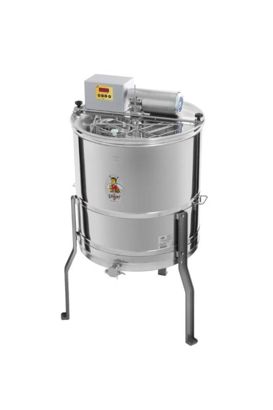 Logar 8-frame self-reversing extractor, double pockets, fully electric – drum Ø63 cm