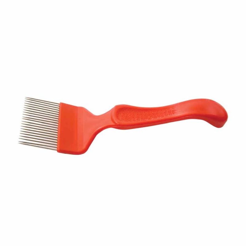 Uncapping Fork with Straight Needles, Plastic Handle