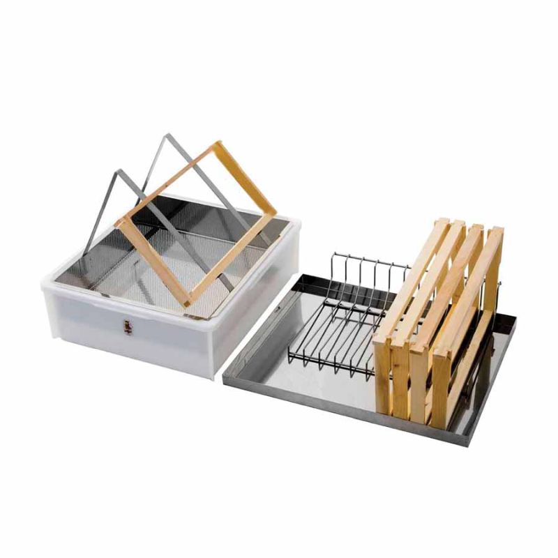 Uncapping set for one person with lid and frame rack - Art. No. 8033
