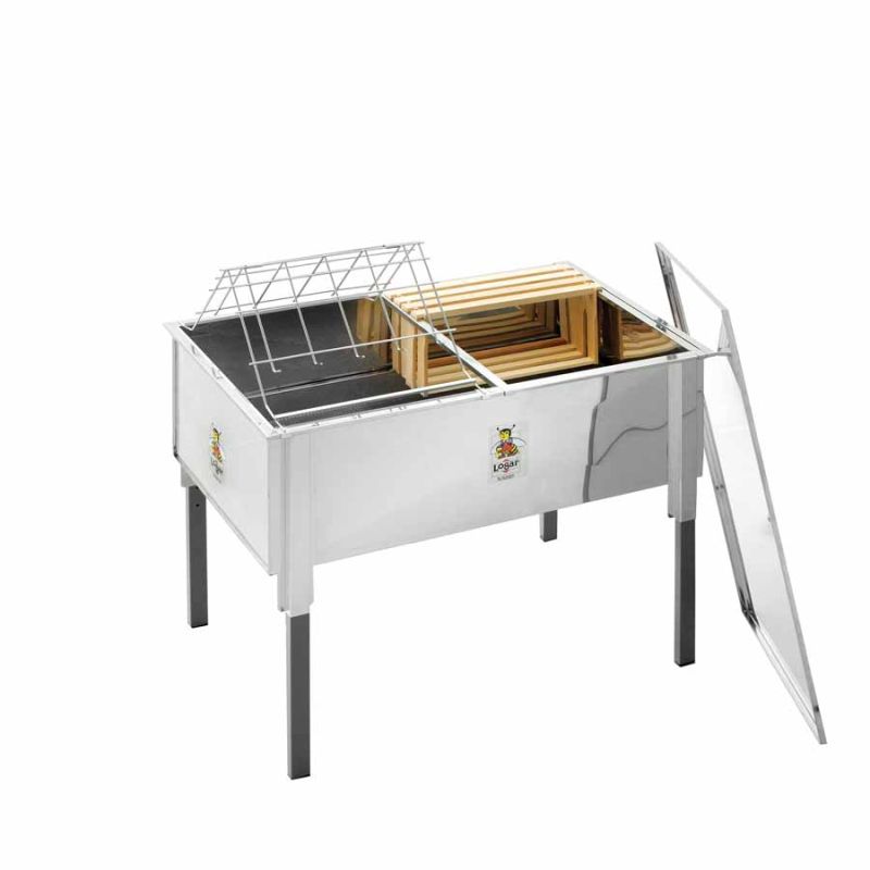 Logar 100 cm Stainless Steel Uncapping Tank with Lid